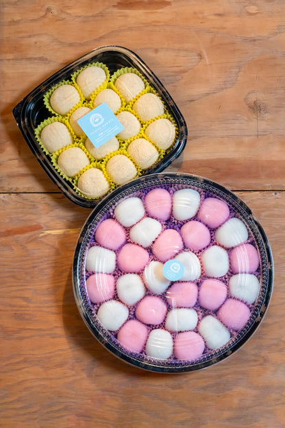 Assorted Trays and Packs of Mochi