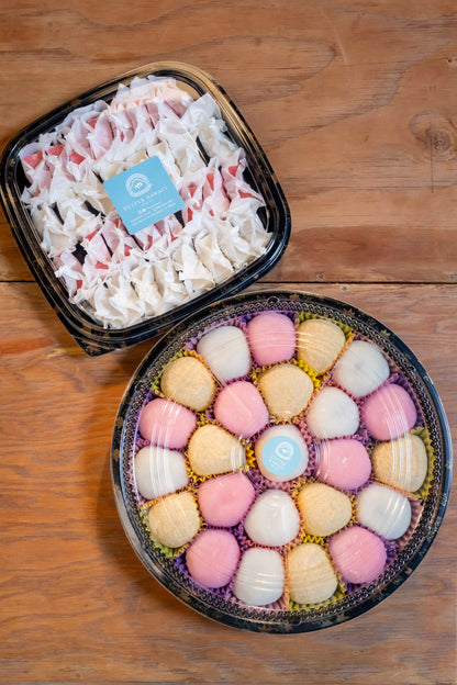 Assorted Trays and Packs of Mochi